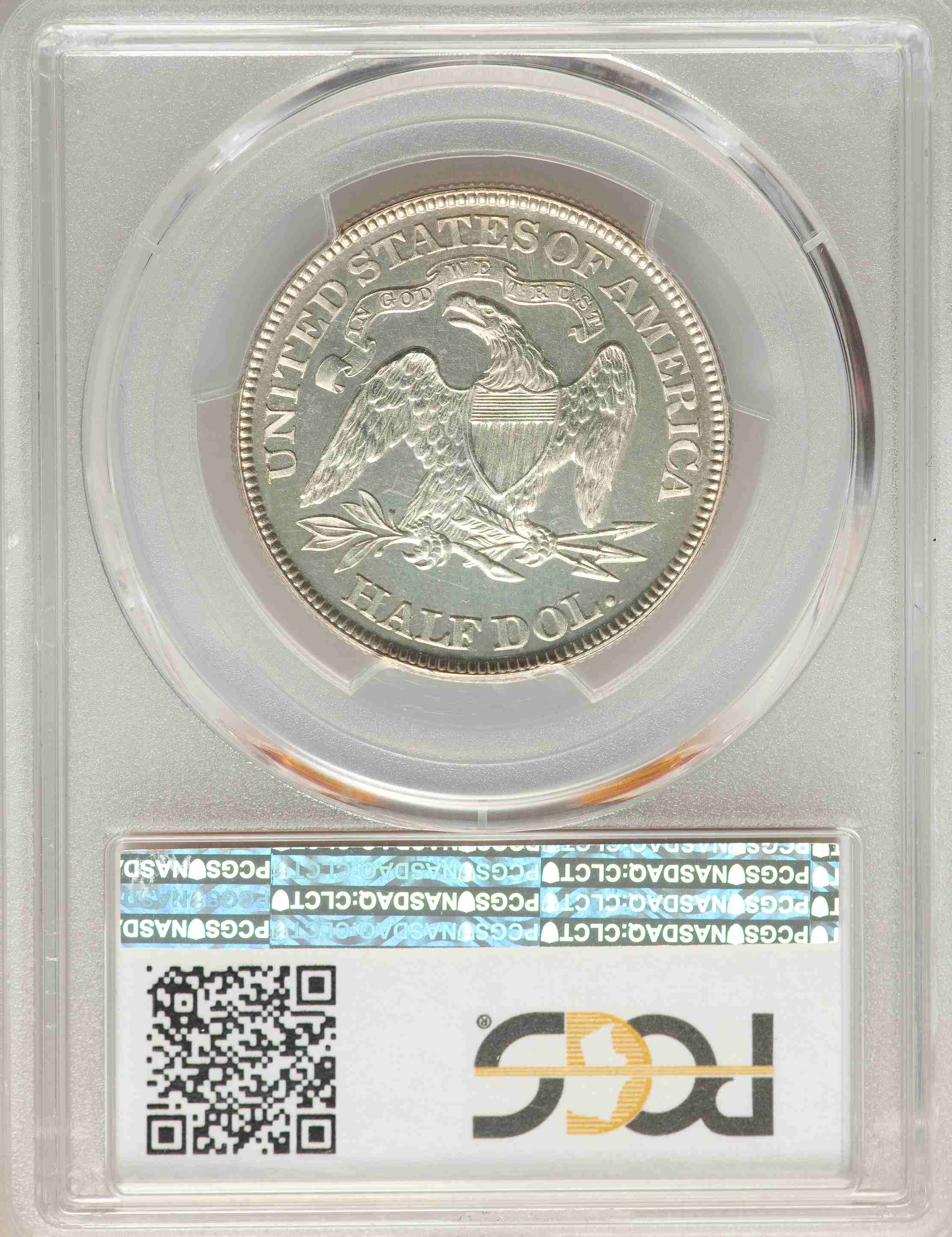 1878-Seated-Liberty-Half-PCGS---Not-Quite-Perfect,-But-Pretty-Nice