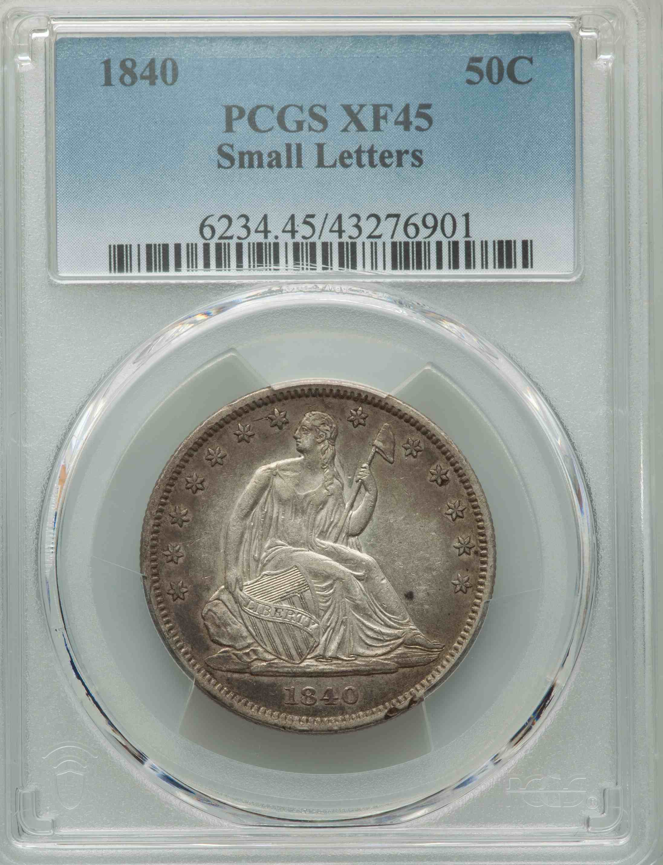 1840-Seated-Liberty-Half---Minor-Rim-Damage-PCGS