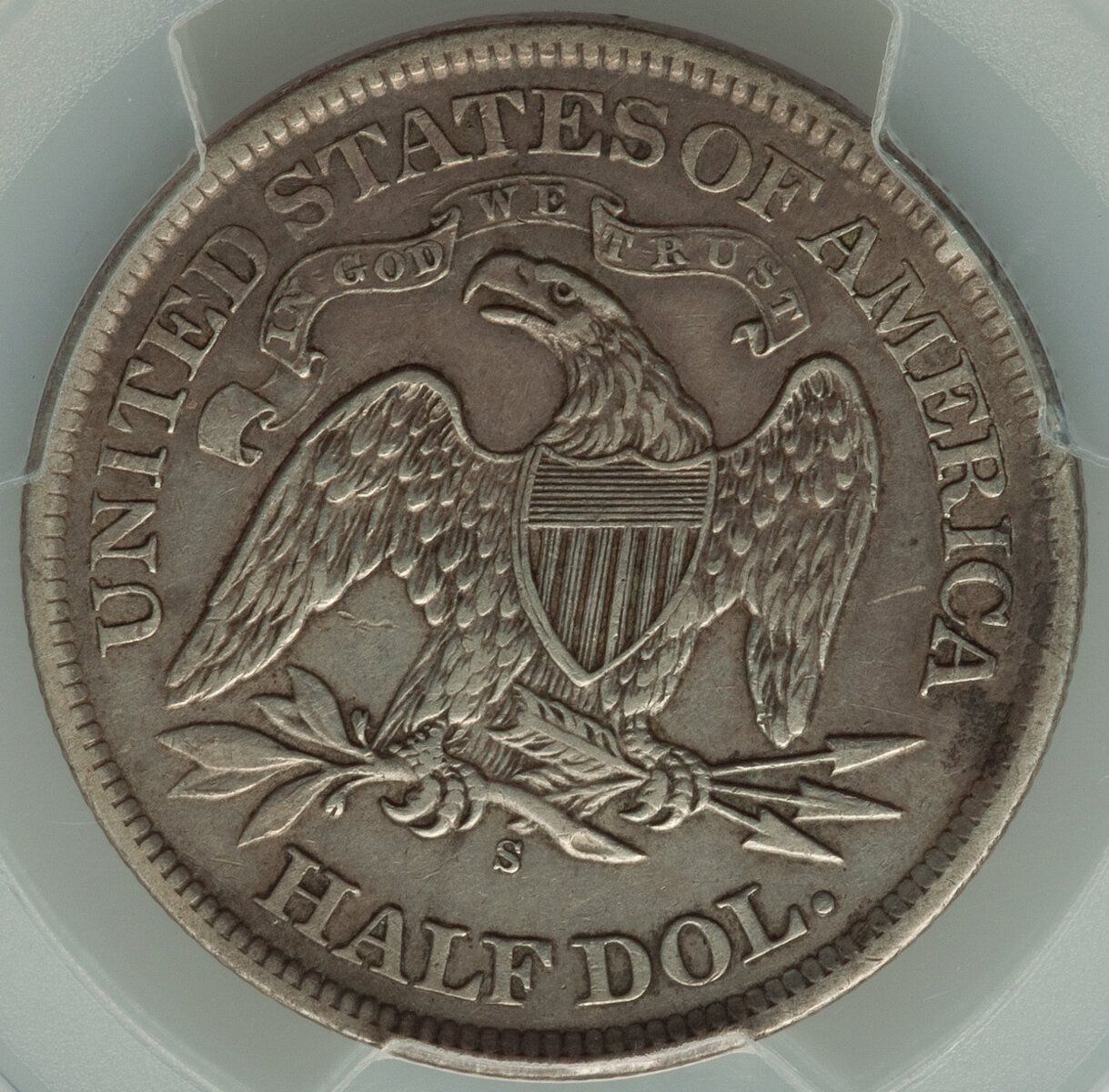 Eyes-Of-The-Beholder-1867-S-Seated-Liberty-Half-PCGS