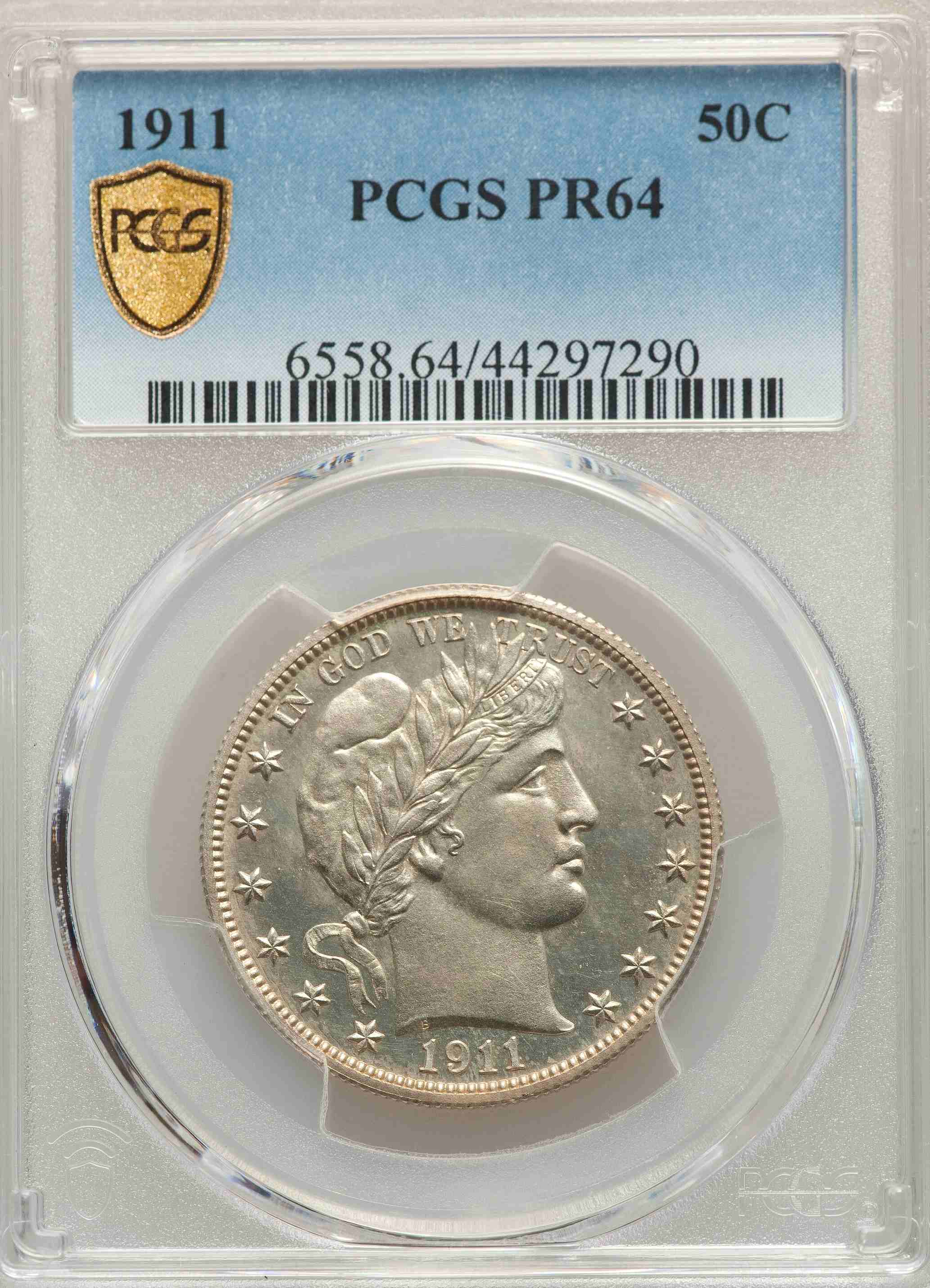 Auction-Gamble:-1911-Barber-Half-PCGS