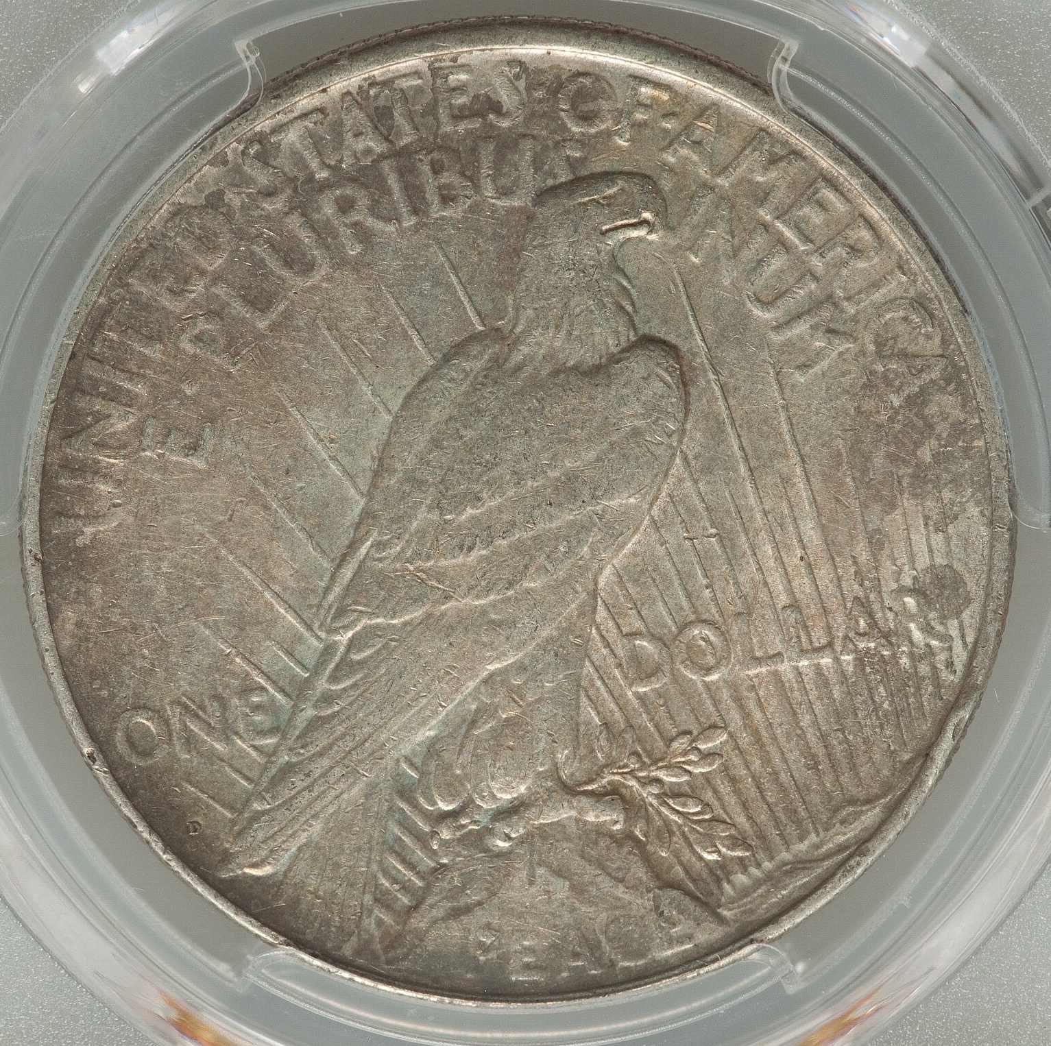 Merry-Christmas!-Scruffy-Peace-Dollar-1927-D-PCGS