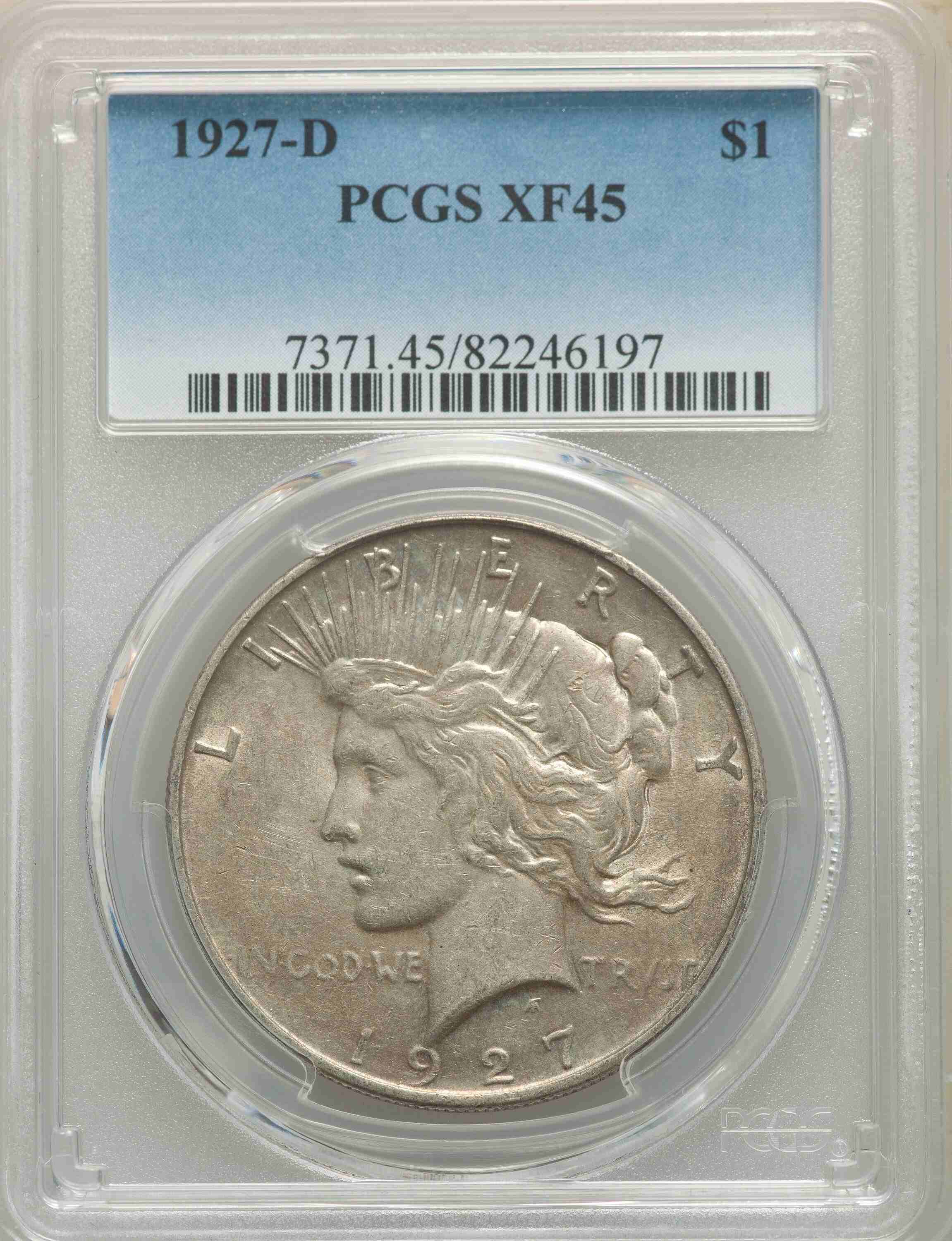 Merry-Christmas!-Scruffy-Peace-Dollar-1927-D-PCGS