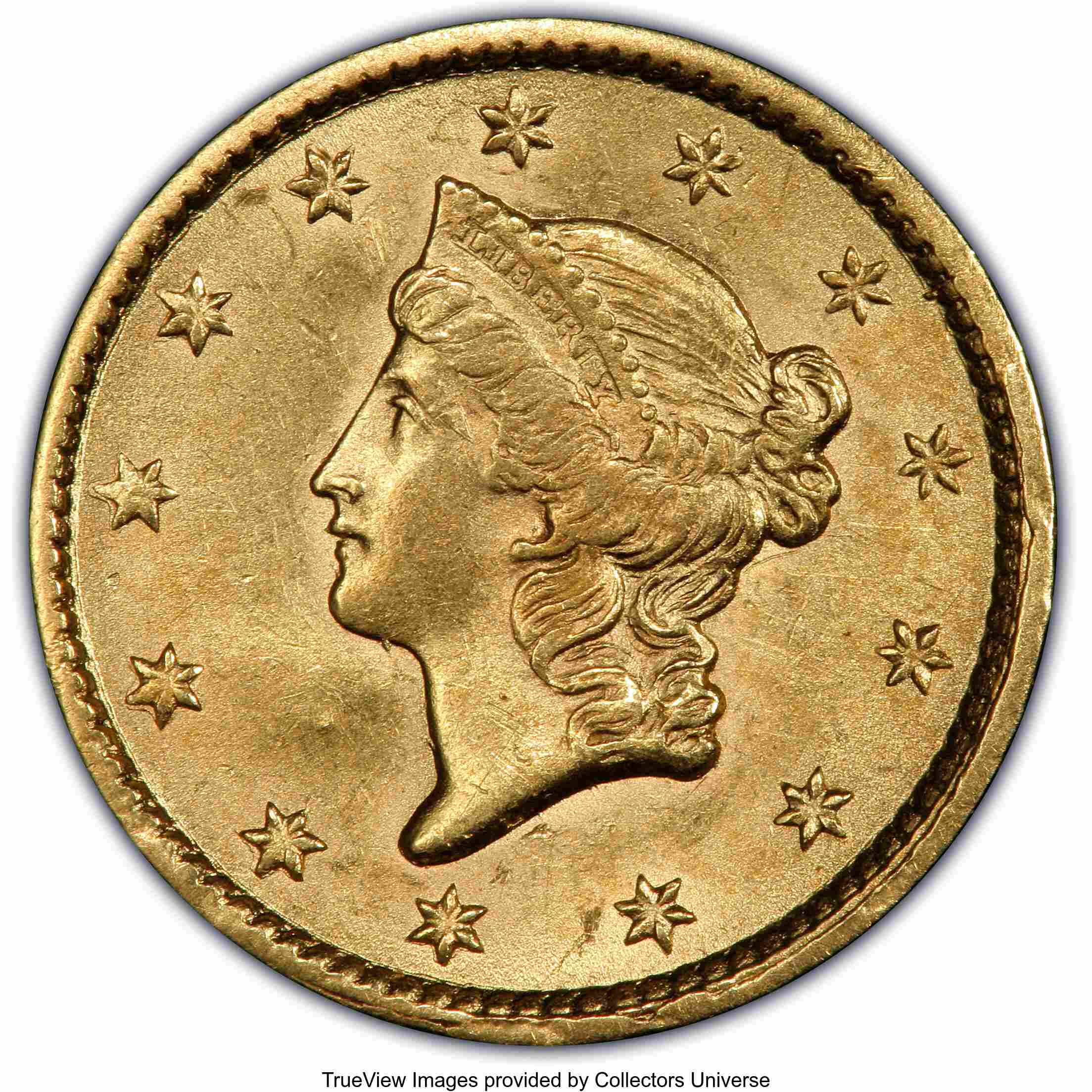 1851-$1-Gold-PCGS:-Trueview-Vs-Honest-Undoctored-Pics