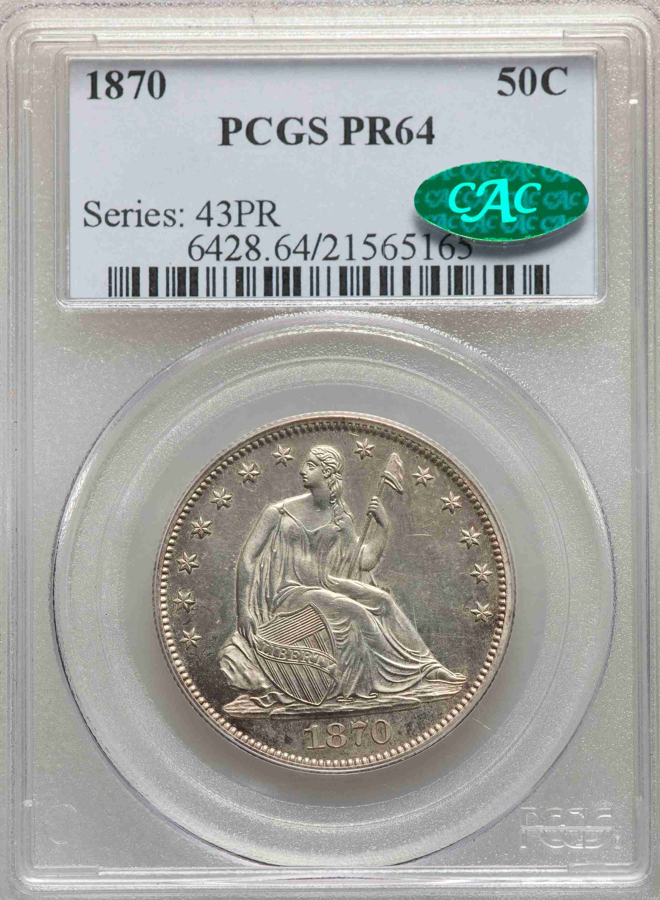 1870-Seated-Liberty-Half-PCGS:-Please-Lavish-Her-With-Praise.-Or-Not.