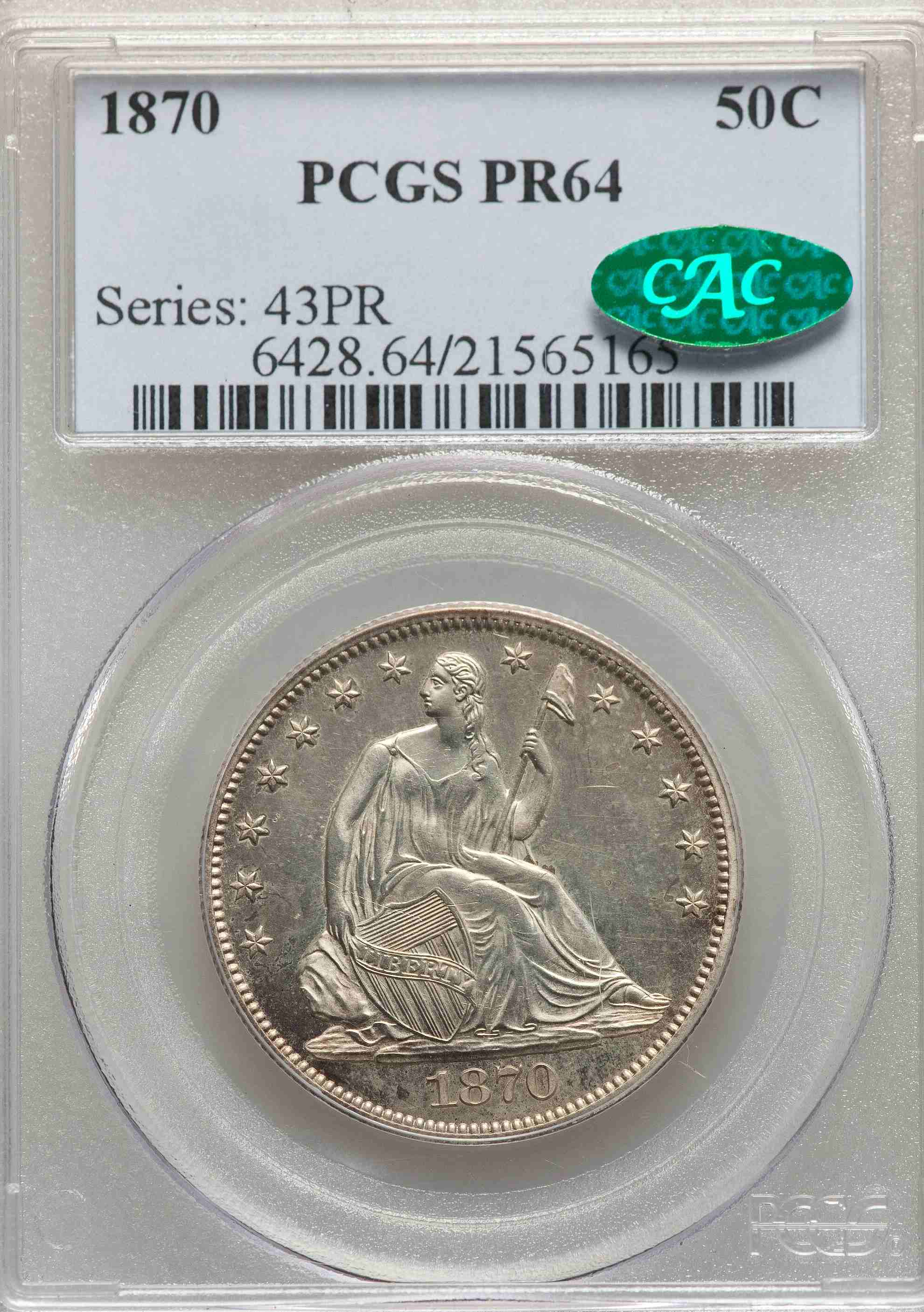 1870-Seated-Liberty-Half-PCGS:-Please-Lavish-Her-With-Praise.-Or-Not.