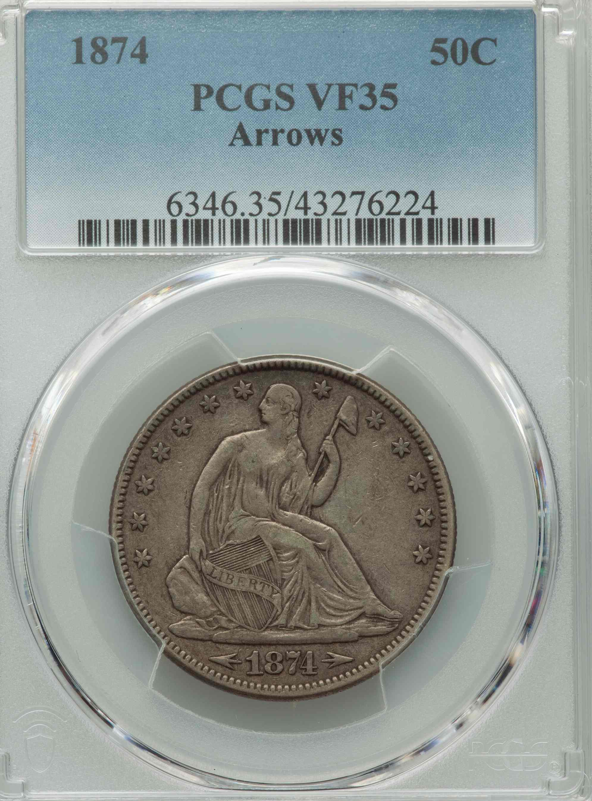 1874-Liberty-Seated-50c-PCGS:-Please-Grade-This-Digified-Victorian-Lady-&-Identify-Her-Contemporary