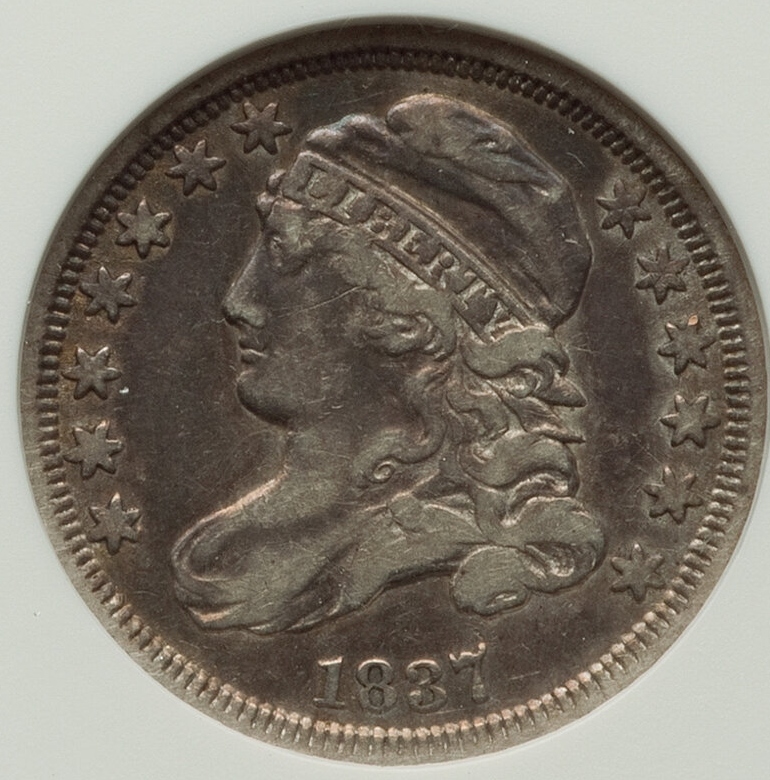 1837-Capped-Bust-Dime-ANACS:-A-Modestly-Desirable-Specimen,-I-Think