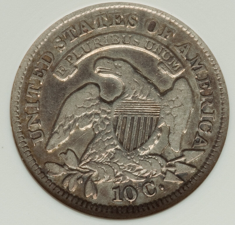 1837-Capped-Bust-Dime-ANACS:-A-Modestly-Desirable-Specimen,-I-Think