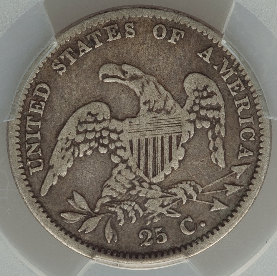 Liberty-And-Her-Eagle,-Totally-Bummed-About-The-1834-Coinage-Act-1834-Quarter