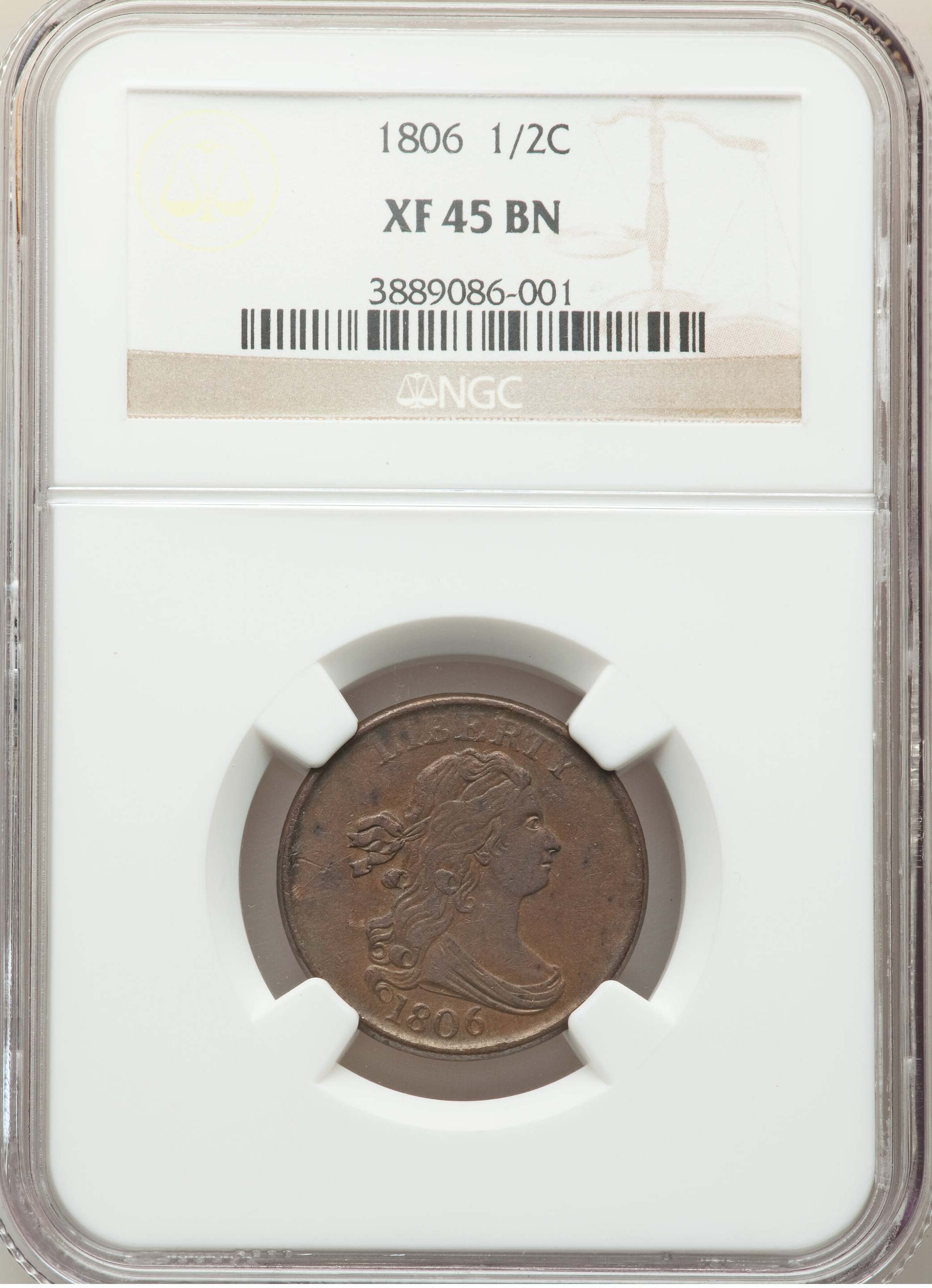 1806-Half-Cent-NGC:-A-Wee-Bit-Of-Rotation