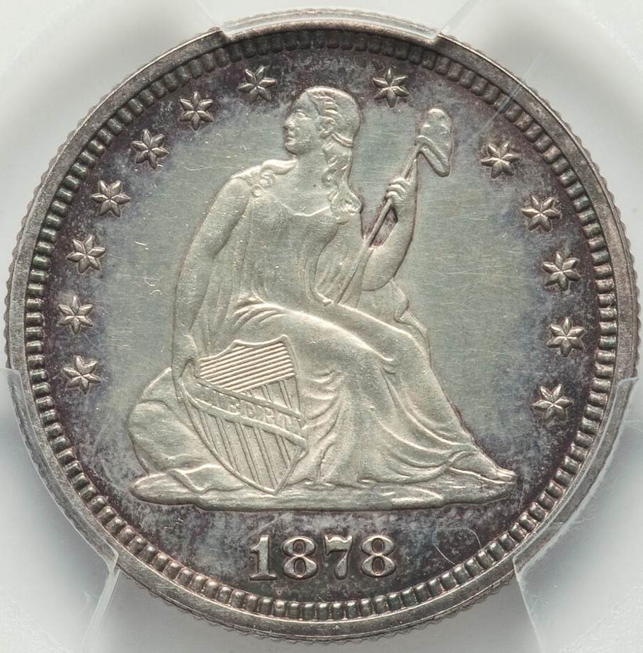 1878-Seated-Liberty-Quarter-PCGS:-Judge-Those-Surfaces,-Please.-Keep-Or-Sell?