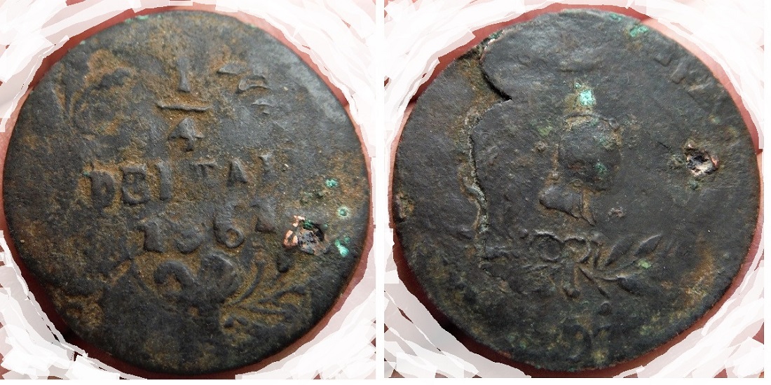 Mexico-1/4-De-Real-1861
