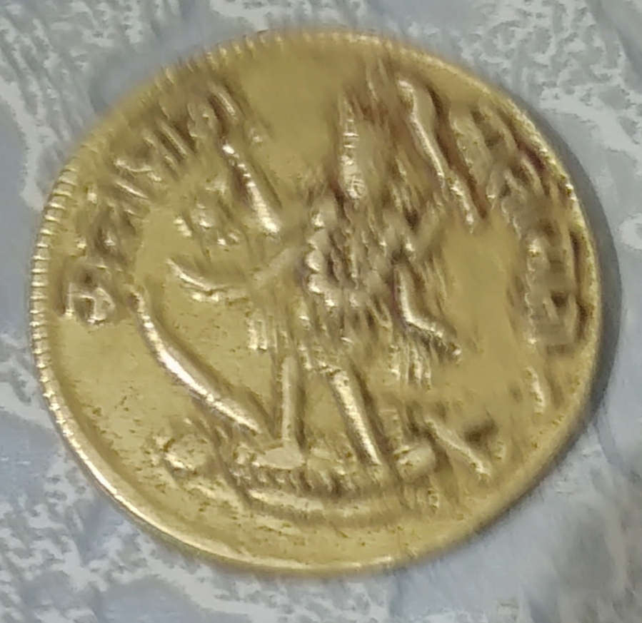Ancient-Gold-Plated-Religious-Indian-Token