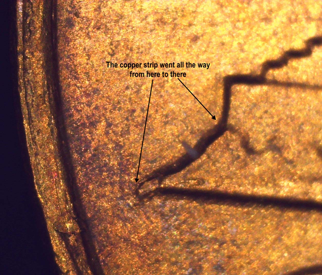 1964-D-Penny-With-A-Small-Strip-Missing-Of-It-And-I-Have-That-Piece-With-It.