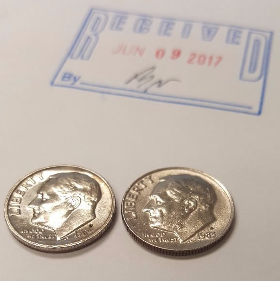 1985-P-Rosie-.-Alot-Thicker-Than-Other-Dimes.-Error?