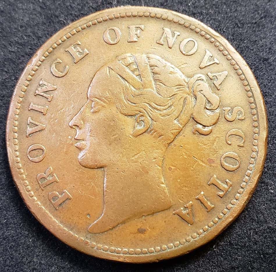 1840---Nova-Scotia---One-Penny-Token