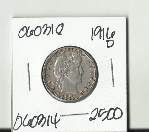 1916-D-Barber-Quarter.-Very-Fine?-Cleaned?