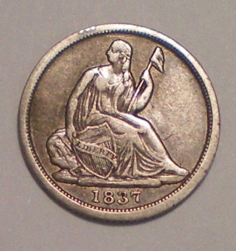1837-Half-Dime