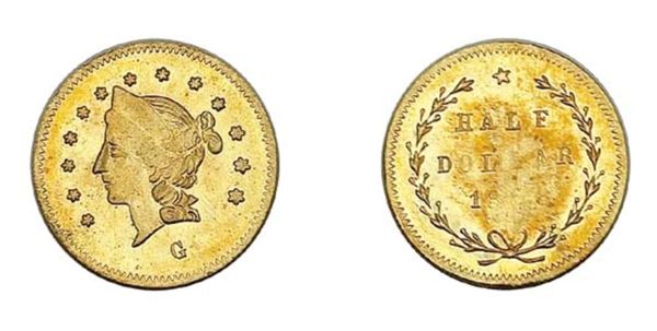 1868-Cal-Fractional-Gold