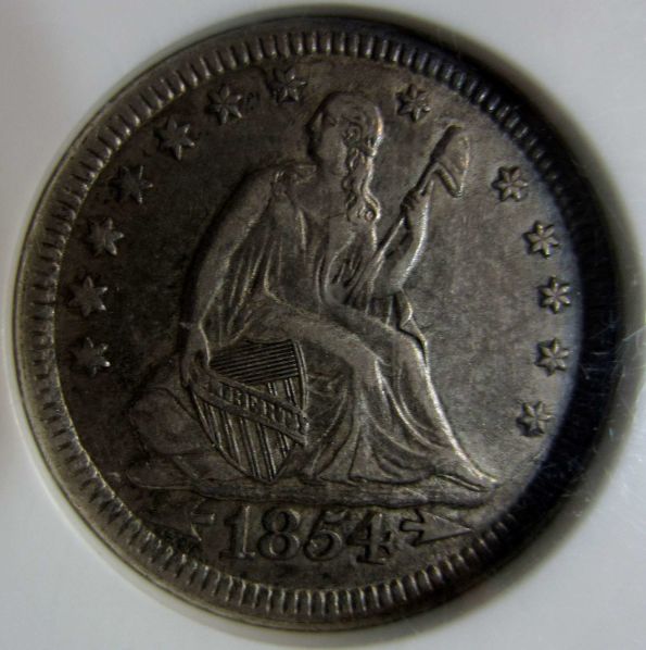 1854-Seated-Liberty-Quarter