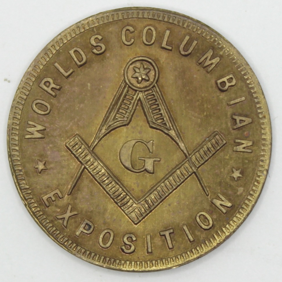 Masonic-Tokens,-Coins-And-Counter-Stamped-Pennies