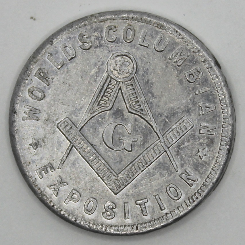 Masonic-Tokens,-Coins-And-Counter-Stamped-Pennies