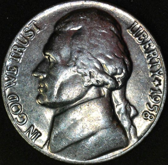 Curious-1958-Jefferson-Nickel,-Hope-For-Some-Insight.