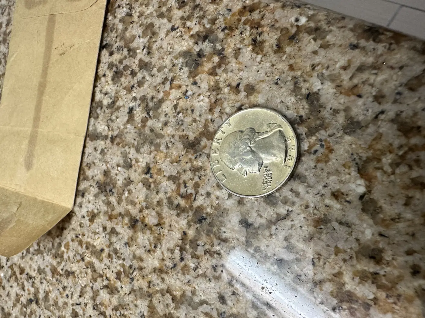 1965-Quarter-Bronze-In-Color-With-No-Mint-Markings