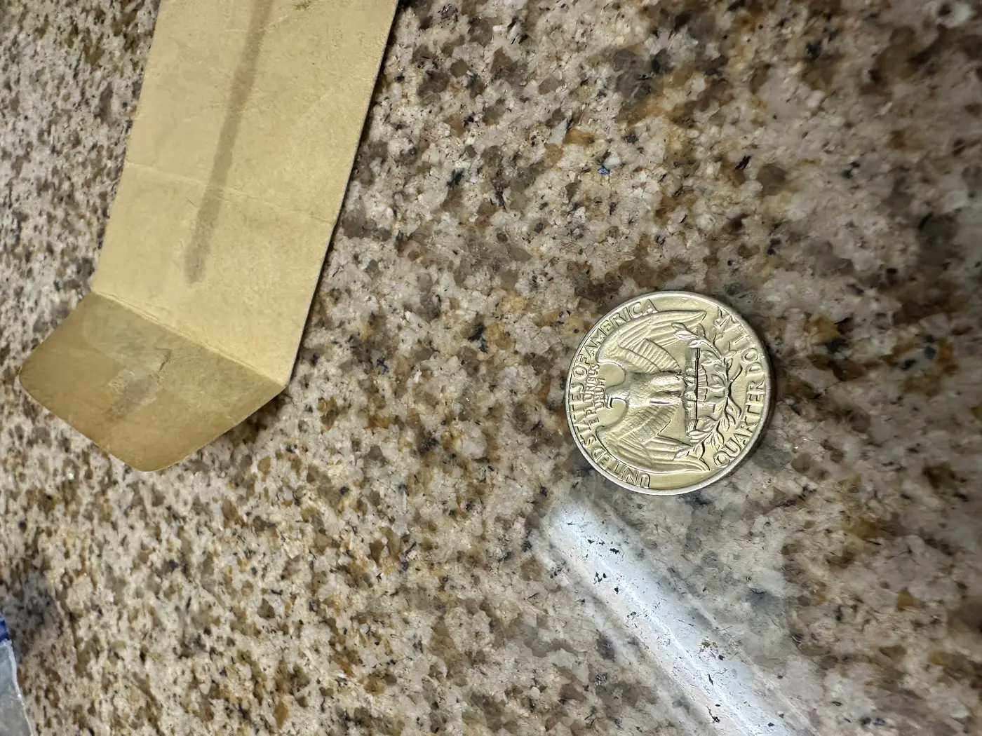 1965-Quarter-Bronze-In-Color-With-No-Mint-Markings