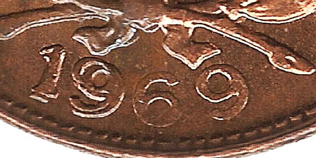 1969-Columbia--Un-Centavo--Doubled-First-9-In-Date.