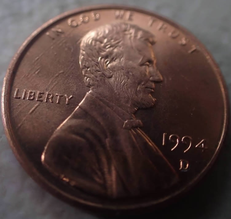 1994-D-Penny-Markings