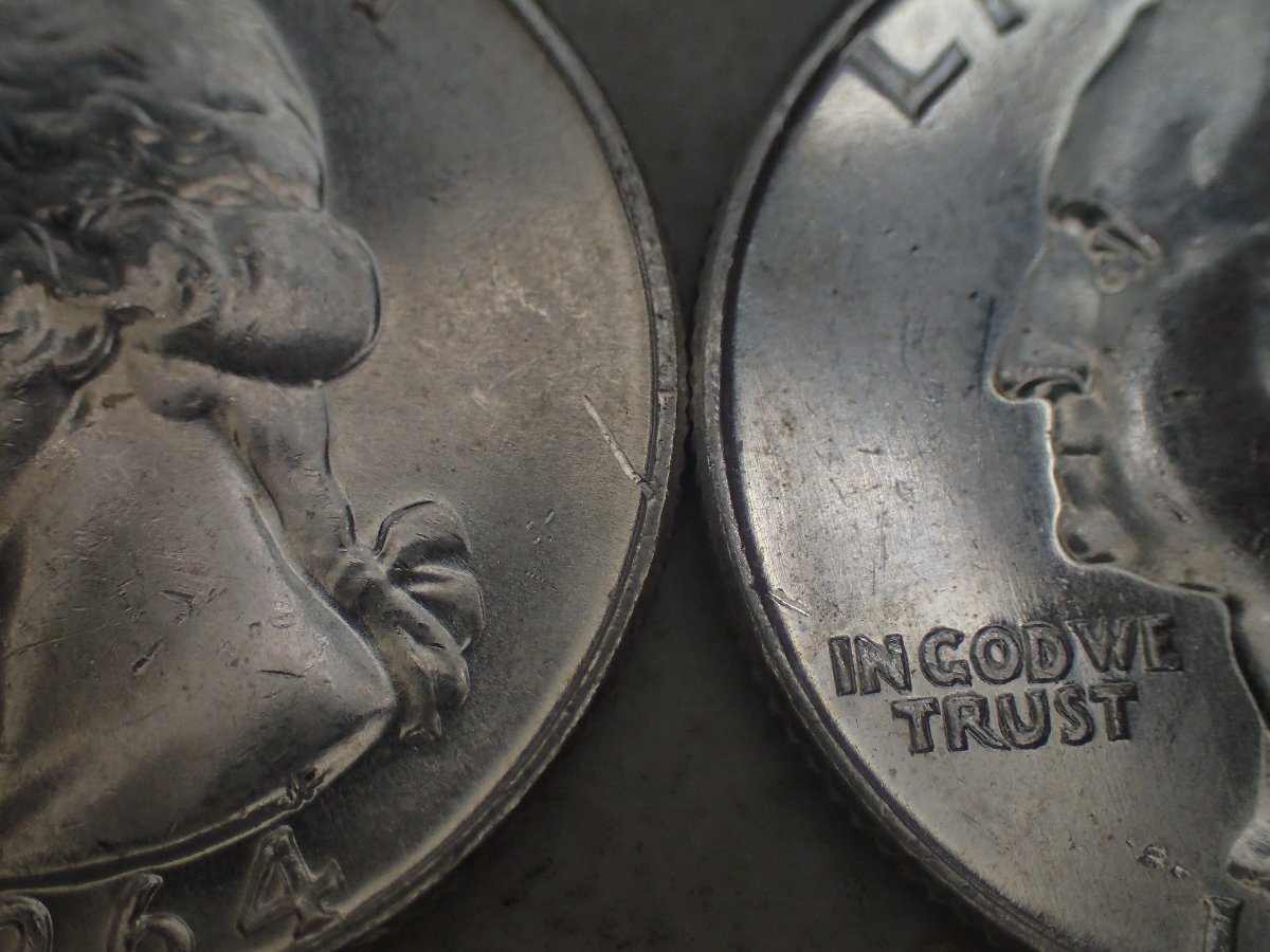 1964-D-Quarter-Strike-Through's