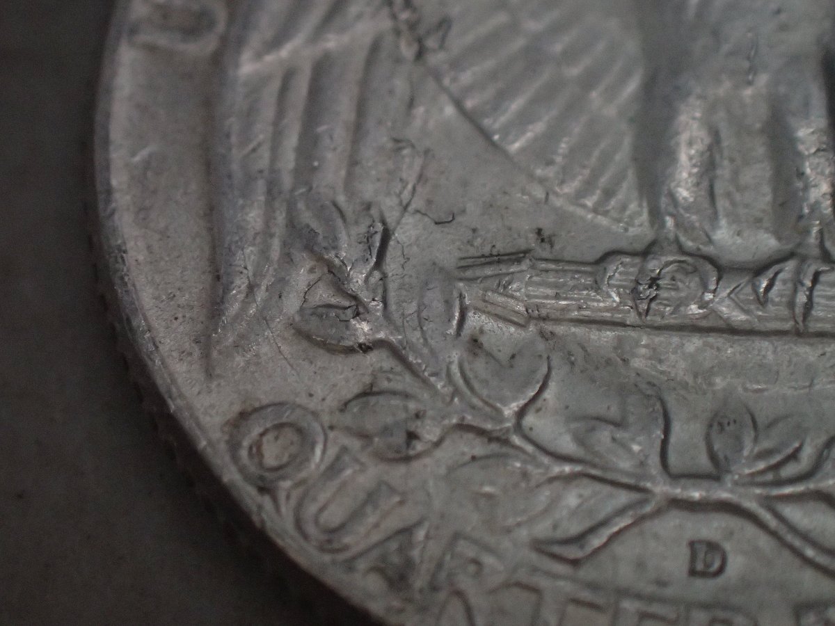 Delamination-Week-Fun-1964-D-Quarter