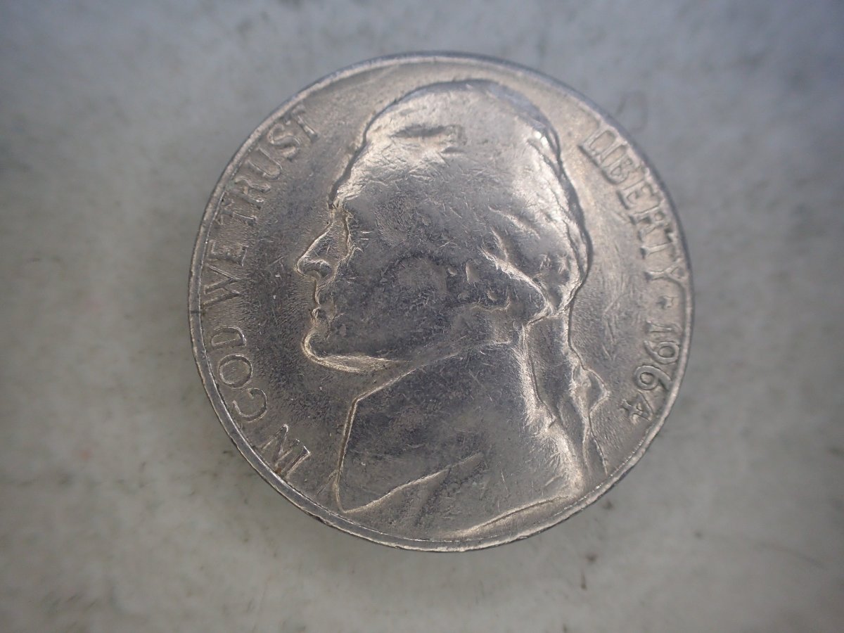 1964-D-Jefferson-Nickel-D/D