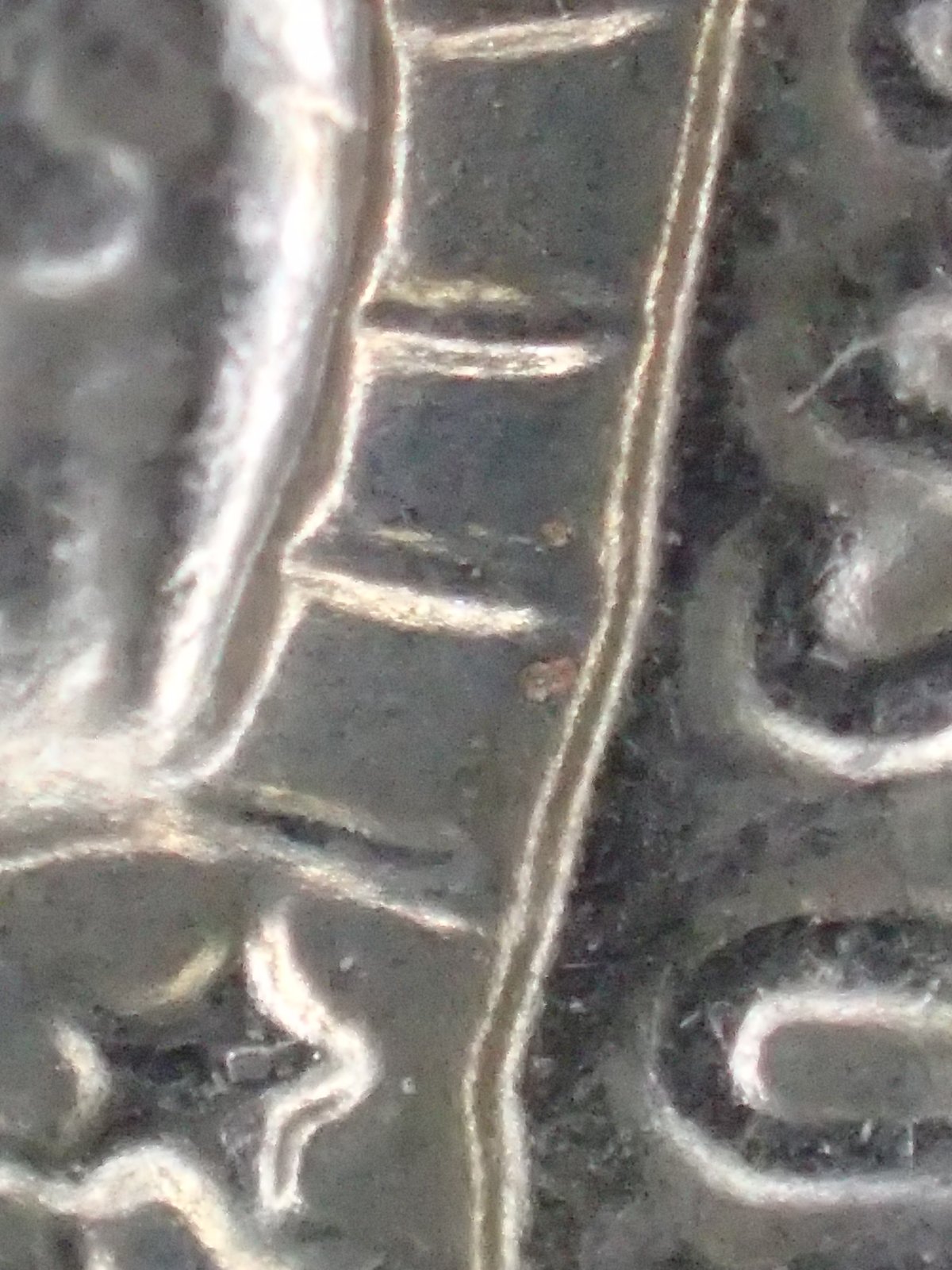 1972-Kennedy-Half-Gold-Punch-Through?