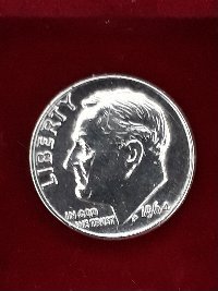 1964-Roosevelt-Dime-SMS-/-Proof