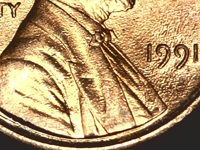1991-Lincoln-Memorial-Cent-Die-Dent?