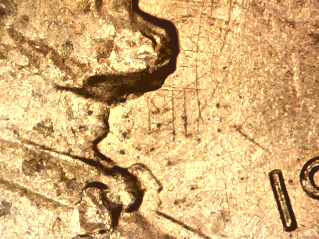 1985-Lincoln-Memorial-Cent-Die-Clash-&-Spike-Head