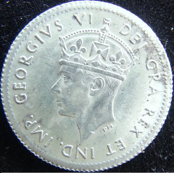 Neat-Find-On-1941c-Newfoundland-5-Cents