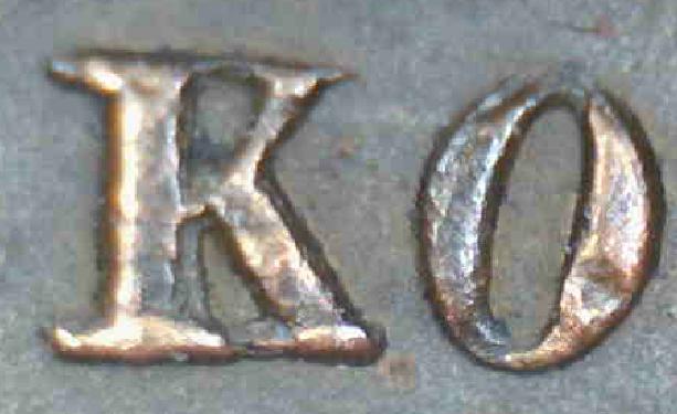 Sweden-1871-2-Ore---Repunched-Letters,-Die-Cracks,-Doubling
