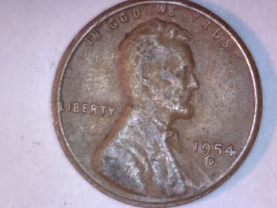 1954-D-Wheat-W/-Rim-Problem