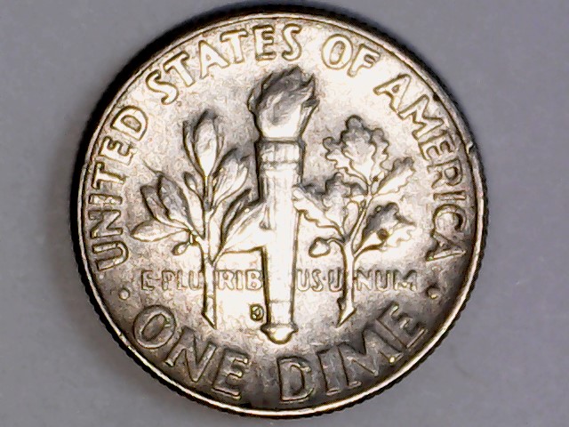 1964--D-Roosevelt-Dime--New-Olive-Branch-Or-Reverse-Die-Error-?