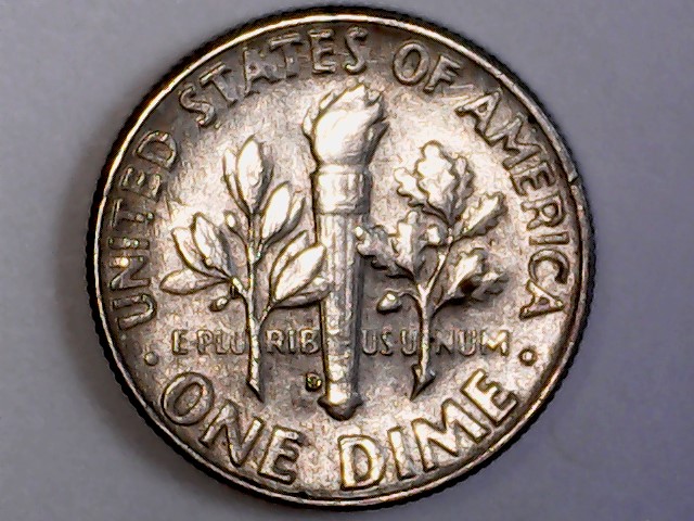 1964--D-Roosevelt-Dime--New-Olive-Branch-Or-Reverse-Die-Error-?