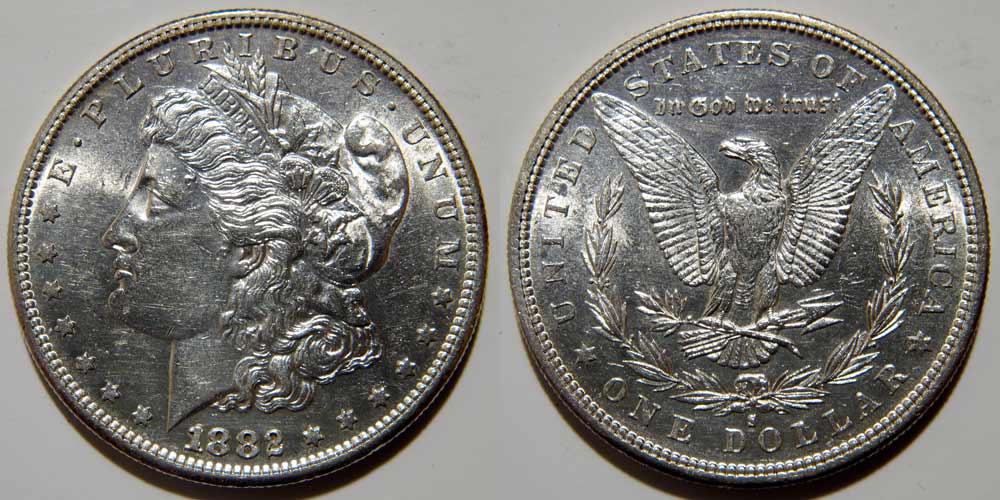 Very-Shinny-Early-Morgan-Dollars