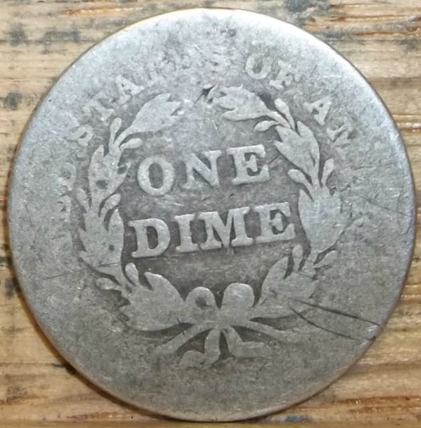 1940-Seated-Liberty-Dime,-Stars,-No-Drapery
