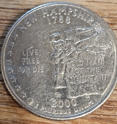 Die-Clash-And-Die-Chip/Cud?-2000-New-Hampsire-Quarter