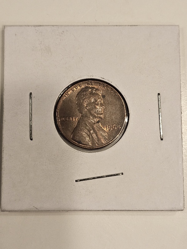 1964-D-Penny-Reverse-Angled/Orientation-Off