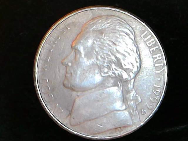 Metal-Question-On-A-1999-D-Nickel