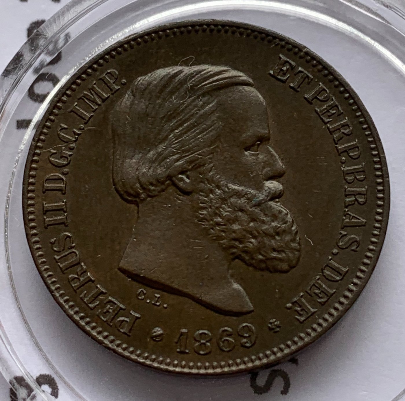 Brazil-1869-Bronze-10-R�is