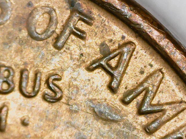 1986-D-Penny-Looks-Like-A-Leaf-On-Reverse